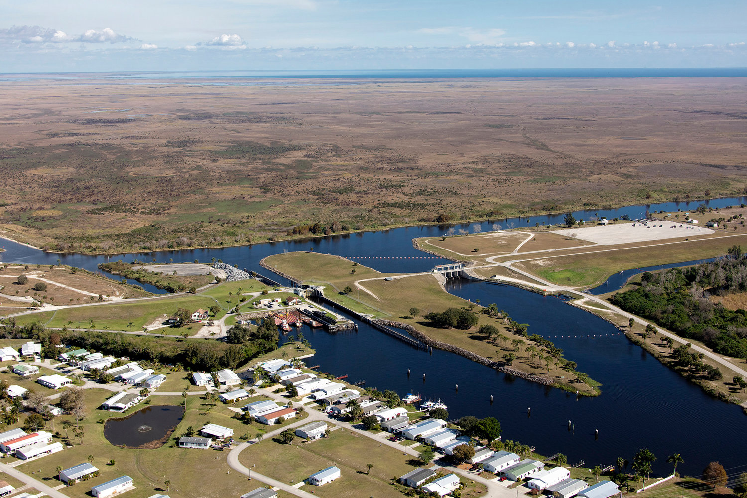 MOORE HAVEN — No water from the lake will be released this week to the Caloosahatchee River through the Moore Haven Lock.